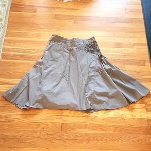 Athleta green Khaki skirt women's 10